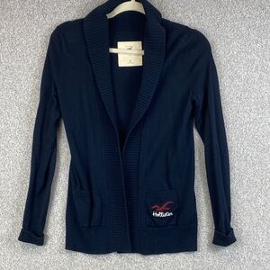 Hollister cardigan S spell out preppy academia fisherman Y2K bella swan gilbert